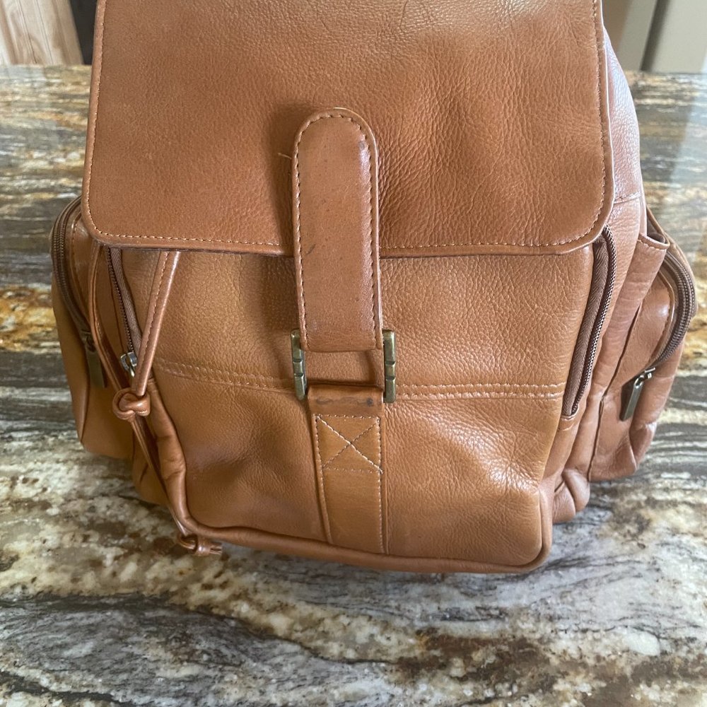 Leather Back Pack